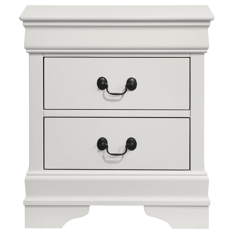 2 Drawer Nightstand - White