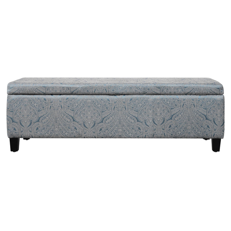 Indoor Storage Ottoman Bench With Hidden Storage - Pattern
