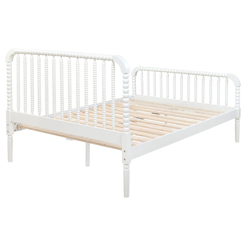 Jones Wood Full Open Frame Bed White