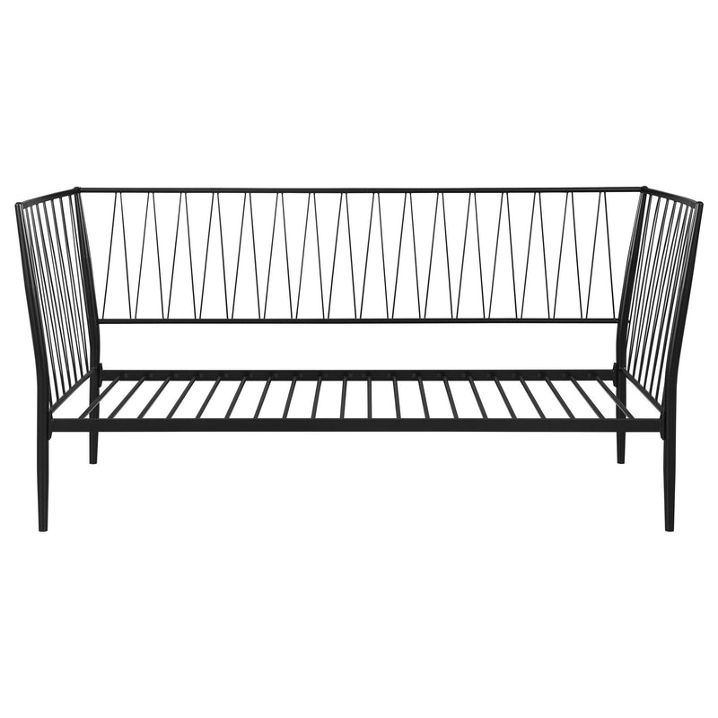Richland Metal Twin Daybed Bed Frame Matte Black