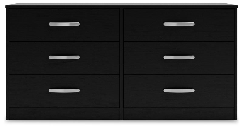 Finch - Six Drawer Dresser - Black