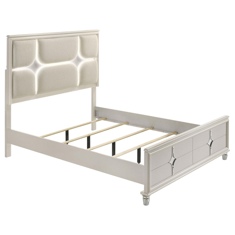 Olivia 4-piece Queen Bedroom Set Pearl White
