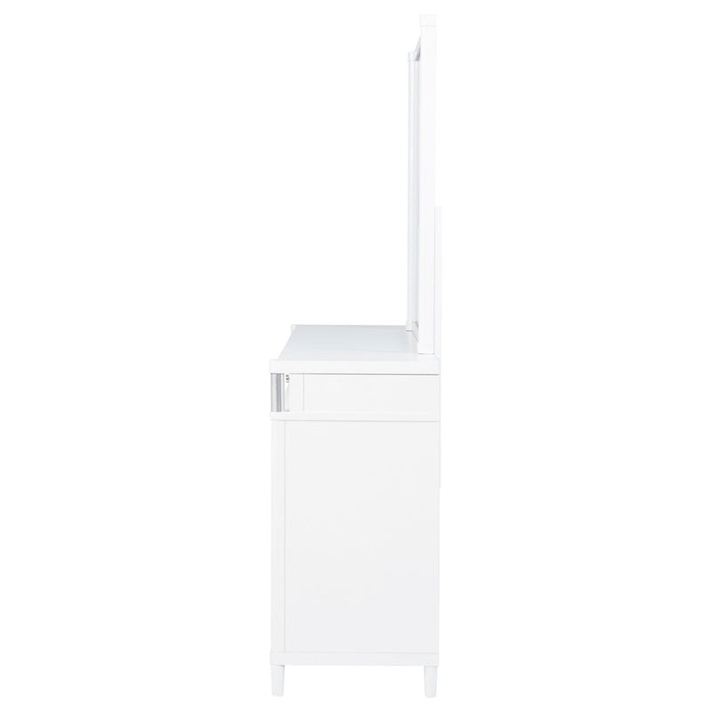 Robinson - 8 Drawer Dresser With Mirror - White