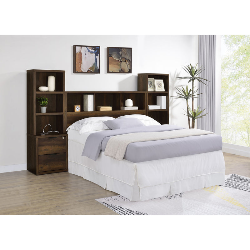 Geary - Bookcase Headboard With Open Cubbies