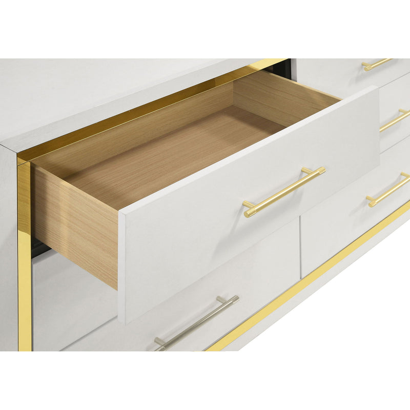 Chesney - 6 Drawer Bedroom Dresser - White