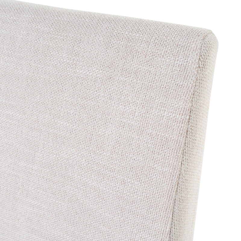 Contemporary Dining Chair (Set of 2) With Upholstered Legs - Light Beige