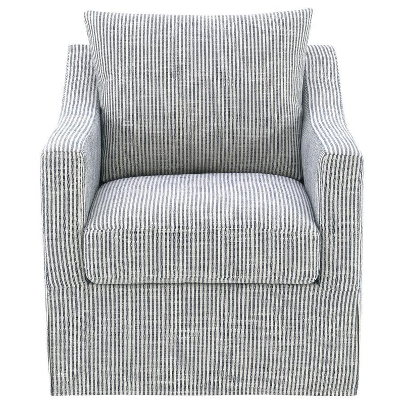 Winter - Upholstered Sloped Arm Accent Swivel Chair