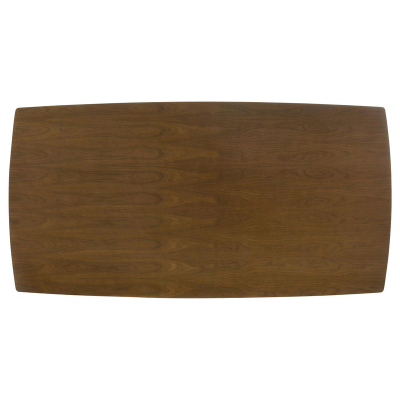 Malone Rectangular 78-inch Wood Dining Table Dark Walnut