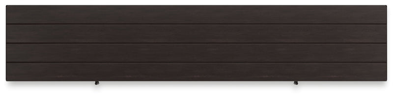 Darborn - XL TV Stand W/Fireplace Option - Gray / Brown