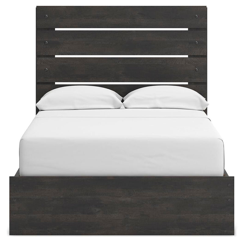 Hollivern - Panel Bed With Storage