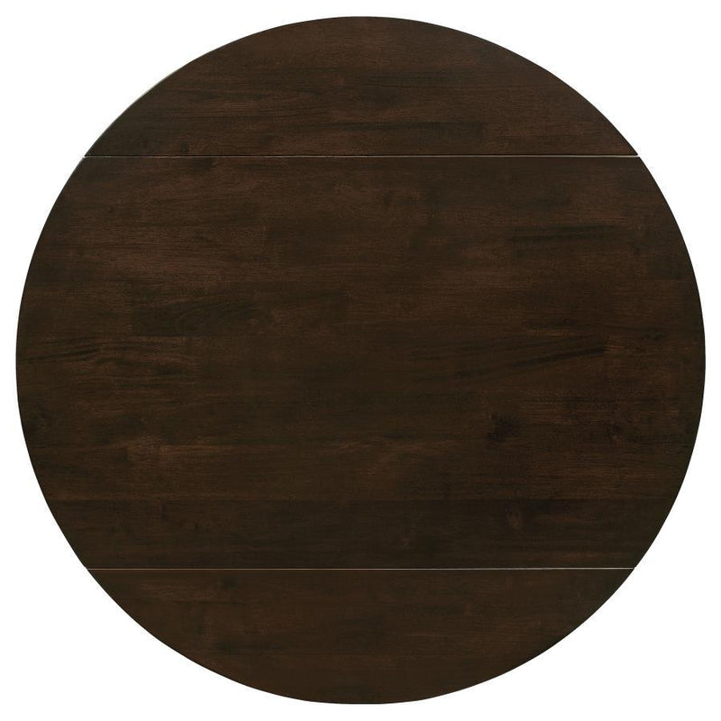 Bucknell - 3 Piece Round Drop Leaf Dining Table Set