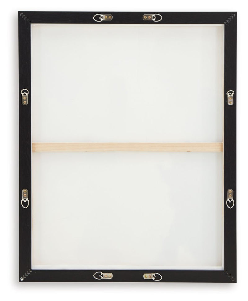 Caldish - Wall Art Set (Set of 2) - Blue / White / Pink