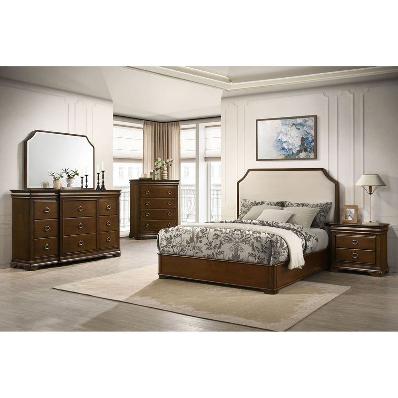 Leonide - 9 Drawer Dresser - Cherry