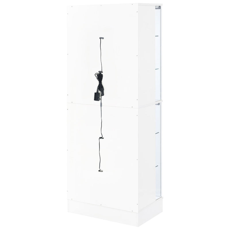 Gilbert - 4 Door LED Curio Display Cabinet