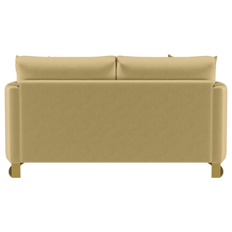 Corliss - Upholstered Arched Arm Loveseat