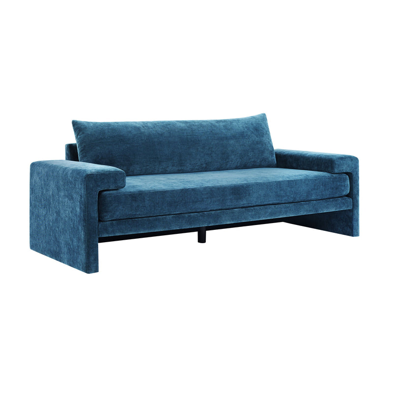 Upholstered 3 Seater Sofa With Wide Armrests