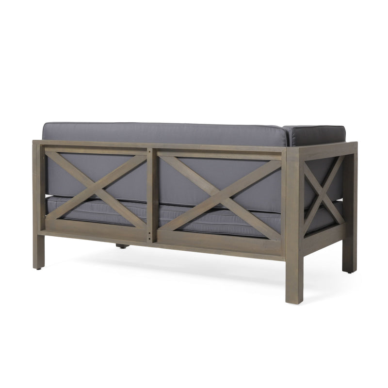 Brava - X Back Corner Bench