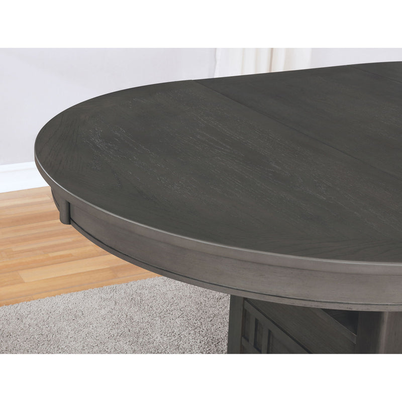 Ingall - 5 Piece Set With Storage Table And Upholstered Chairs - Medium Gray