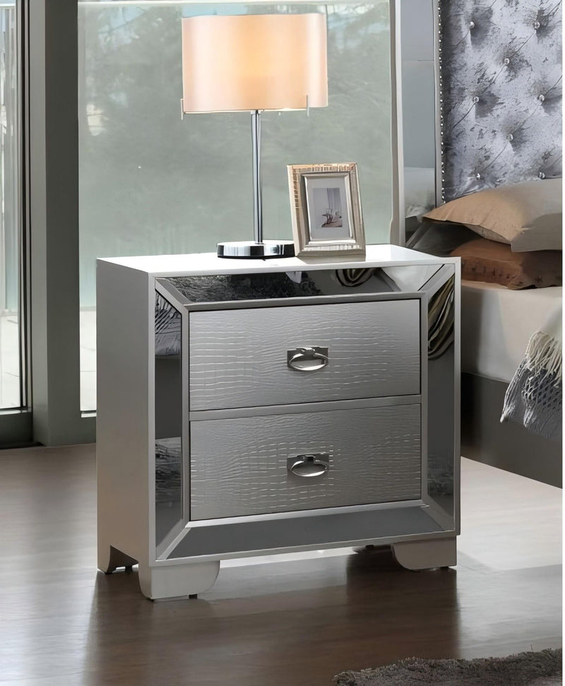 Contemporary Nightstand With Versatility