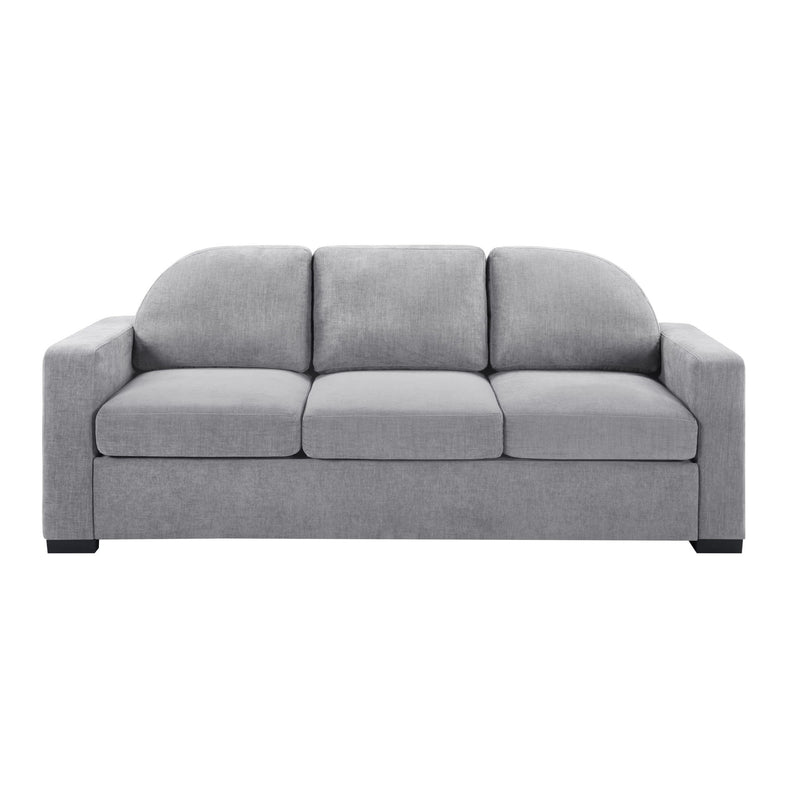 Modern 3 Seater Sofa With Curved Backrest