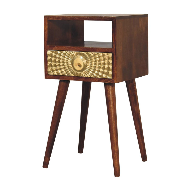 Eden - Mini Nightstand - Chestnut