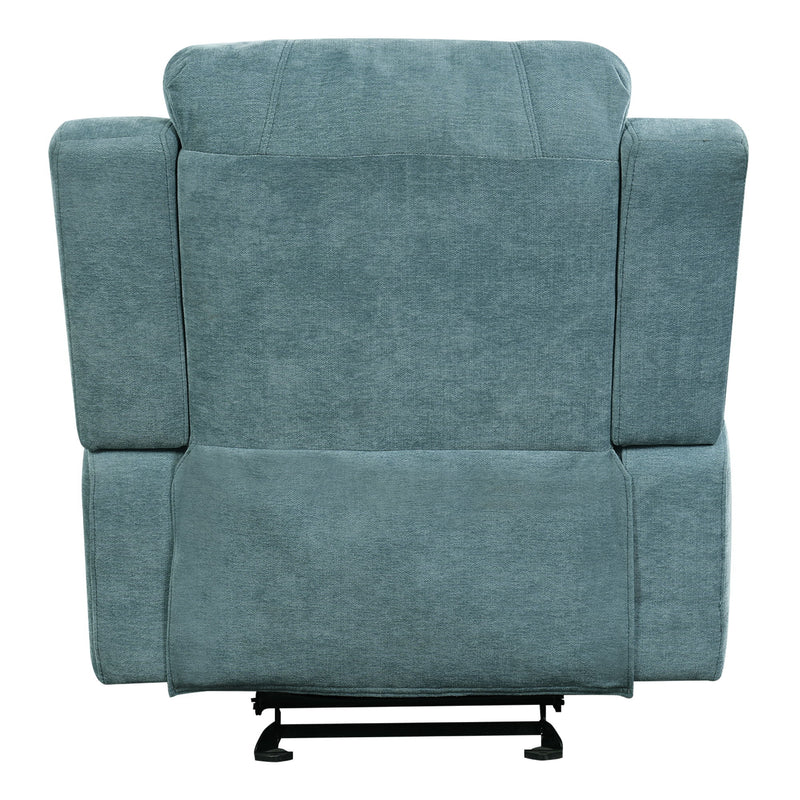 Upholstered Manual Recliner Chair With 3 Adjustable Backrest Positions