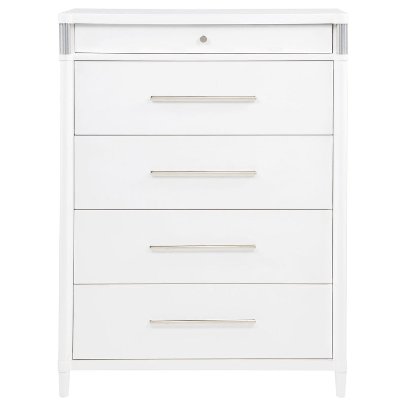 Gracemont 5-drawer Bedroom Chest of Drawers White