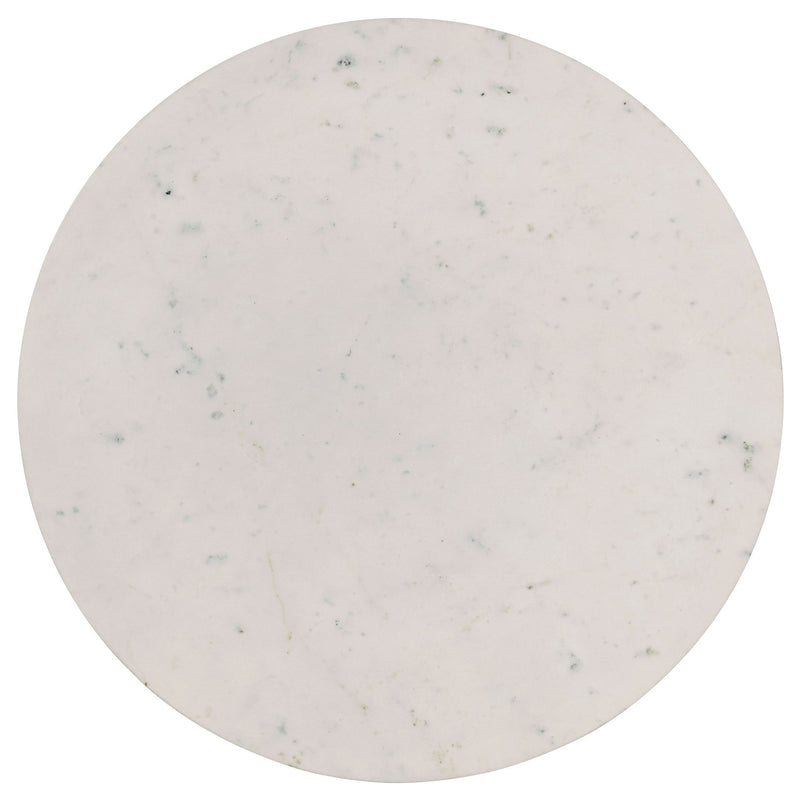 Leska - Round Coffee Table - White