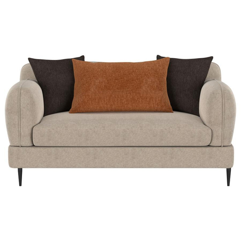Jade - 2 Piece Chenille Upholstered Sofa Set