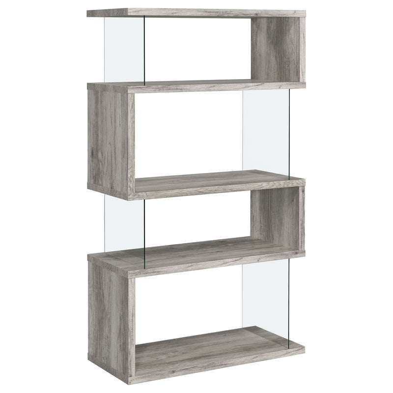 Elias - 4 Shelf Bookshelf With Zigzag Design