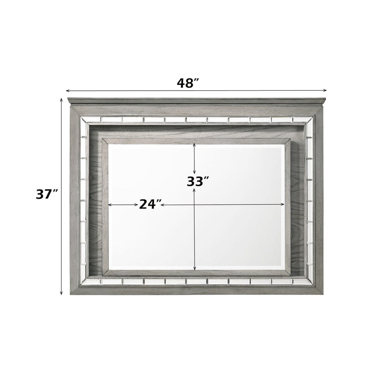 Antares - Mirror With LED - Light Gray