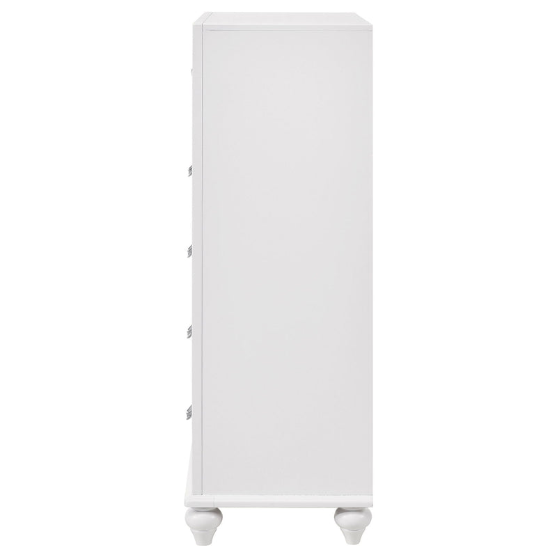 Randall - 5 Drawer Chest - White
