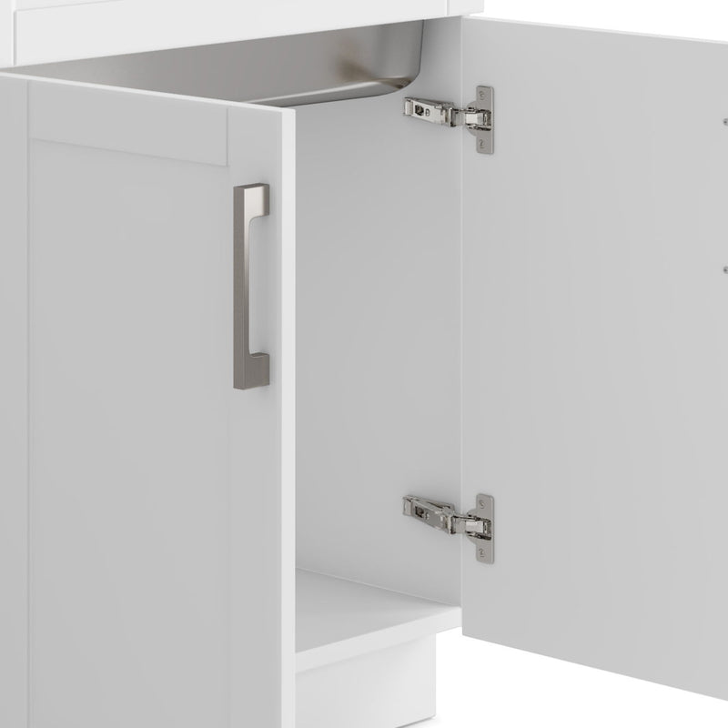 Hennessy - Deluxe Laundry Cabinet With Faucet And Stainless Steel Sink