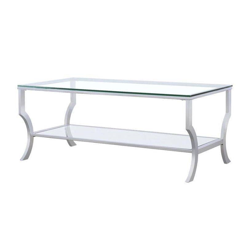 Saide - Rectangular Glass Top Table