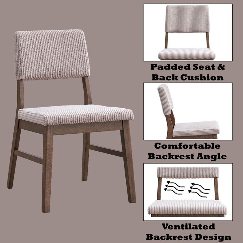 Serafina - Side Chair (Set of 2) - Walnut