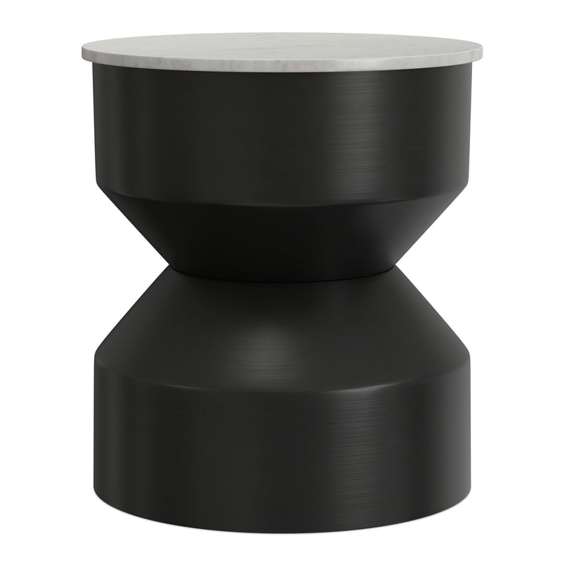 Maxine - Side Table - Black White