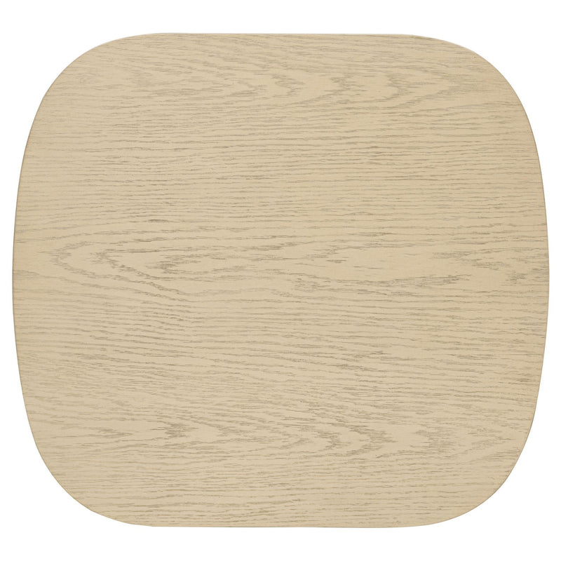Kailani 2-piece Coastal Coffee and End Table Set Beige Oak