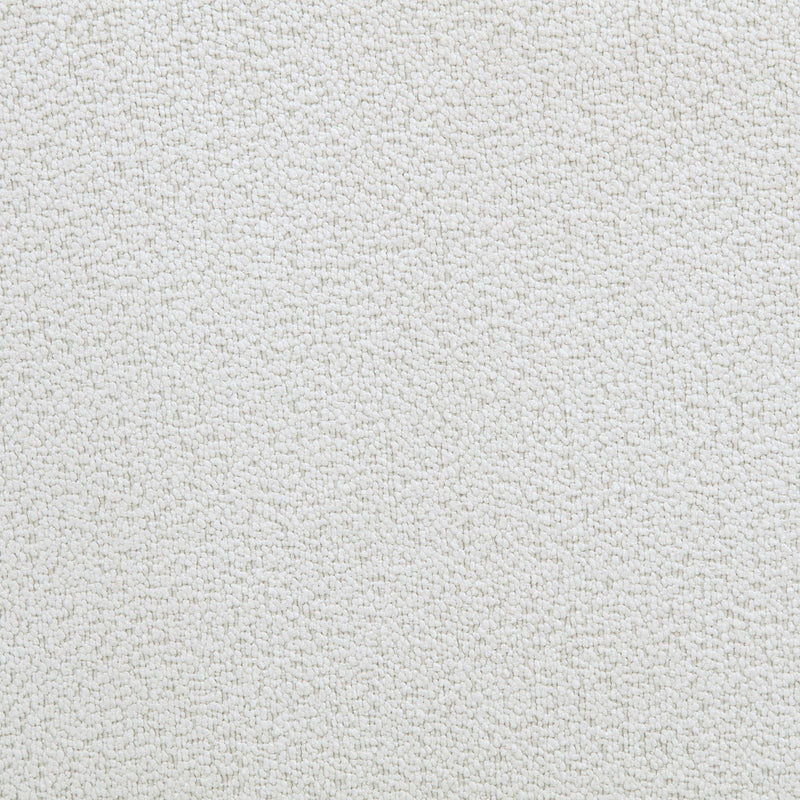 Remuda Boucle Upholstered Round Storage Ottoman Ivory