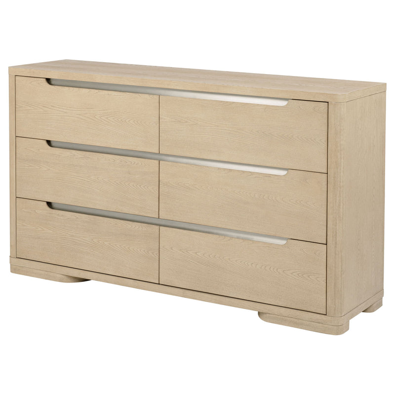 Mirador - 6 Drawer Bedroom Dresser - Natural