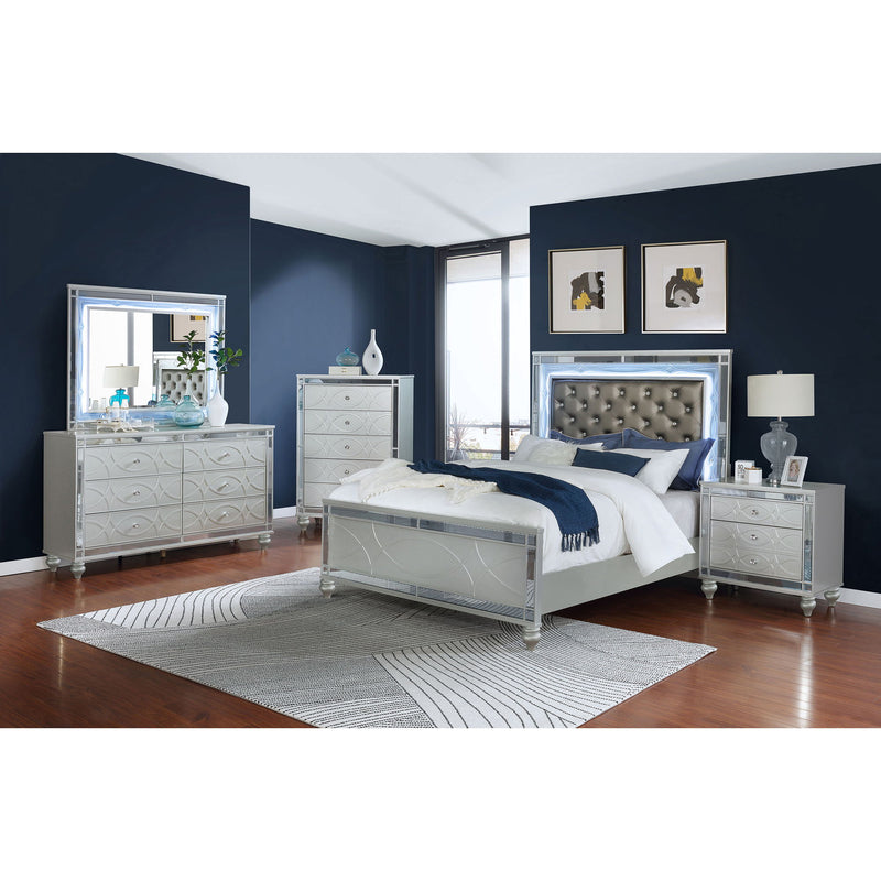 Arabesque - 6 Drawer Dresser - Silver