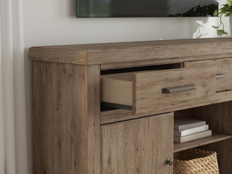 Garistyn - TV Stand With Fireplace Option