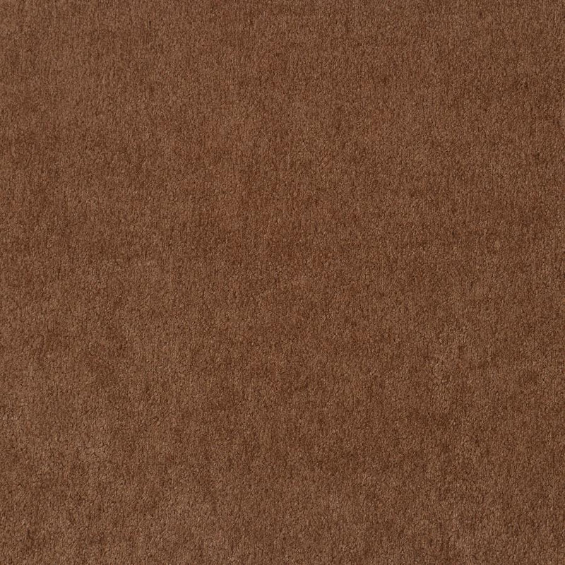 Selma - Velvet Upholstered Crescent Arm Sofa - Rust