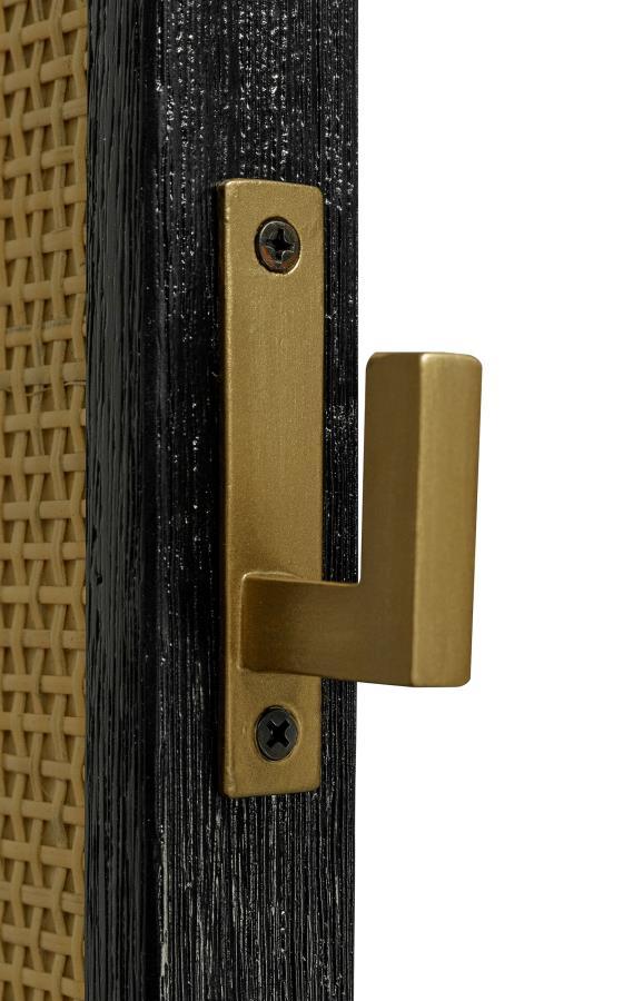 Arini - Cane Weave Full Length Standing Floor Mirror