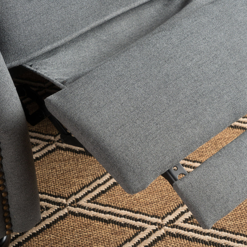 Modern Manual Push Back Recliner Chair