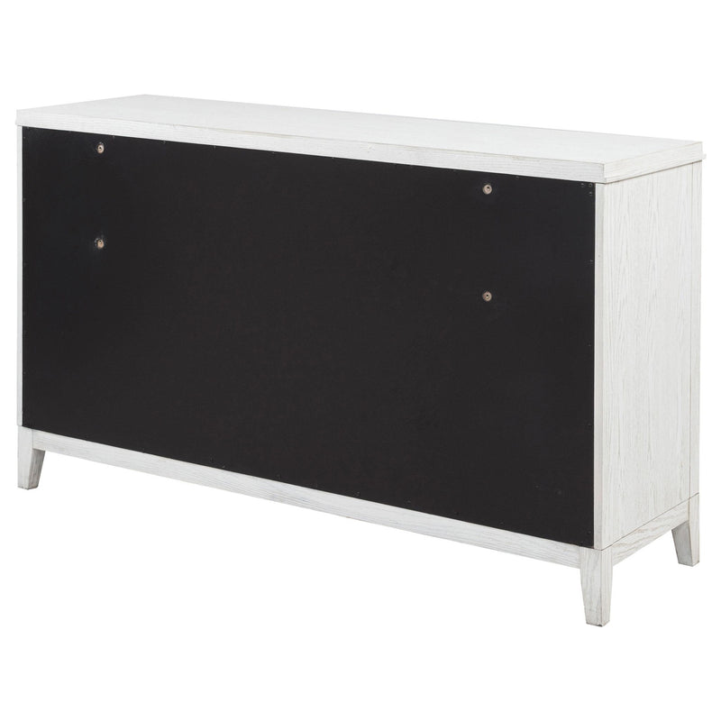 Marielle 6-drawer Bedroom Dresser Distressed White