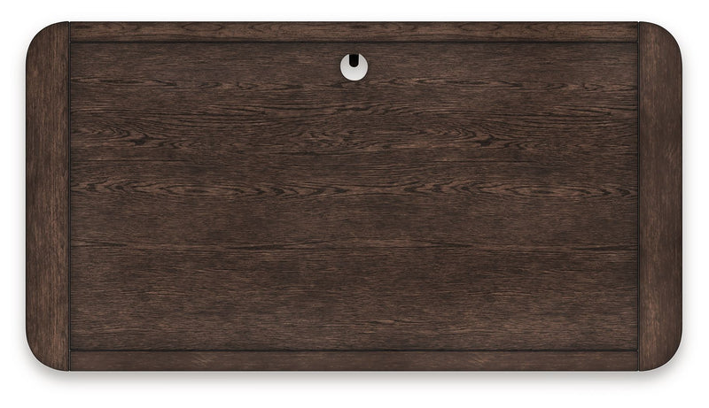 Breckington - Home Office Desk - Dark Brown