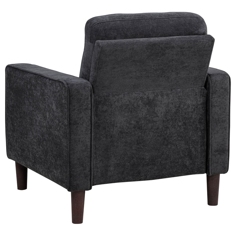 Bowen II 3-piece Upholstered Track Arm Sofa Set Steel Grey
