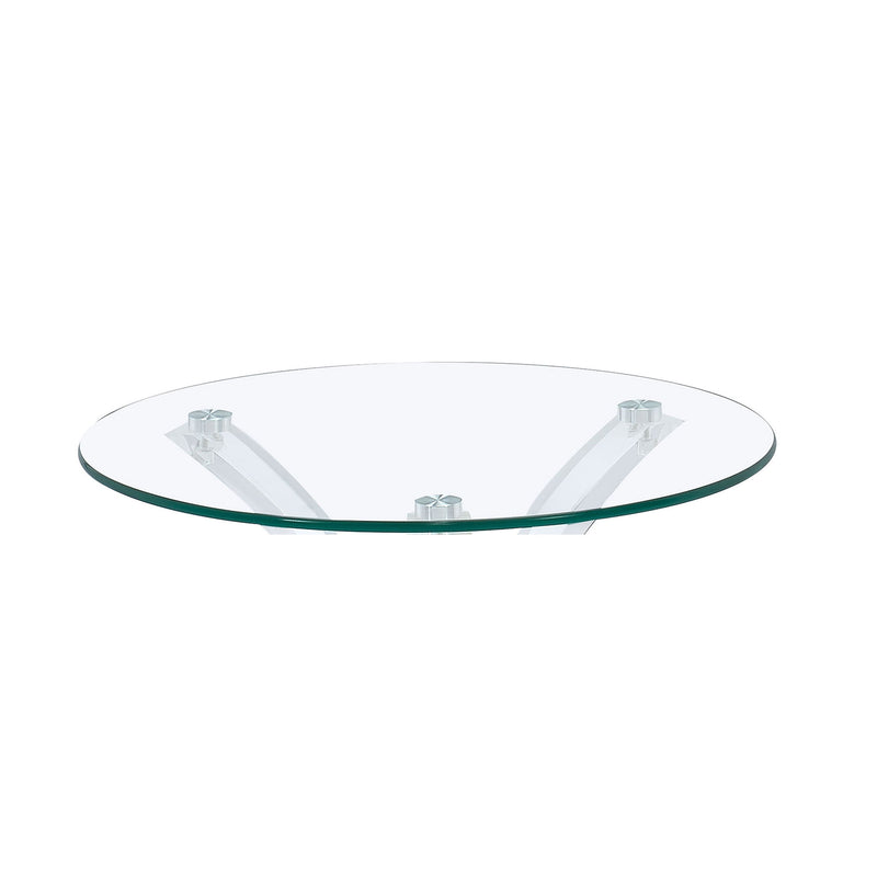 Bailey - Round Top Side Table - Clear