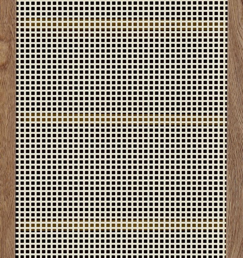 Teller - 4-Door Tall Shoe Storage Cabinet - Natural Oak