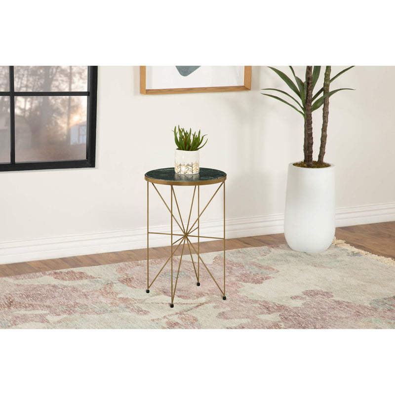 Sidney - Round Side Table - Green